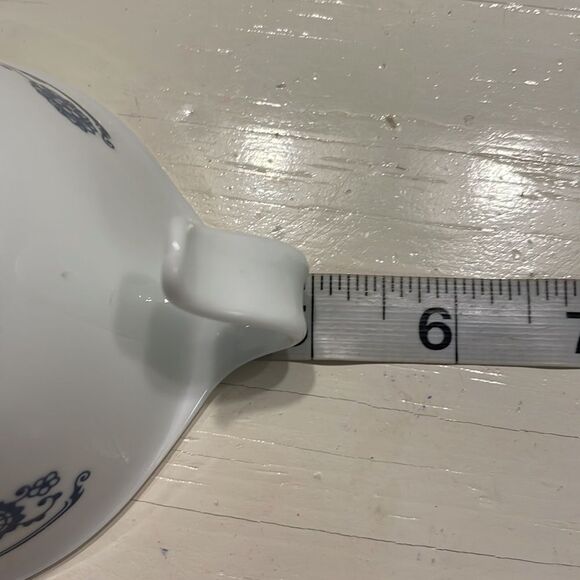 Vintage 1972 Corelle Old Town Blue/Blue Onion by Corning sugar bowl & creamer - Picture 15 of 16